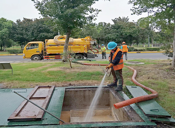 乐昌化油池清理